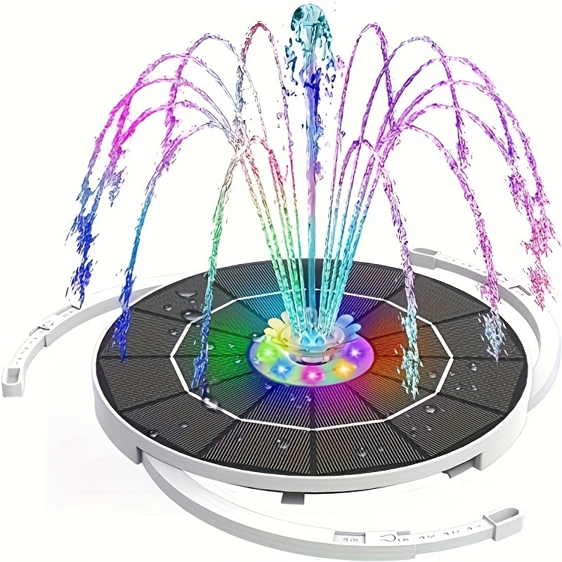 Aquarium Fish Gallery - 3.5W LED Solar Fountain with Battery,