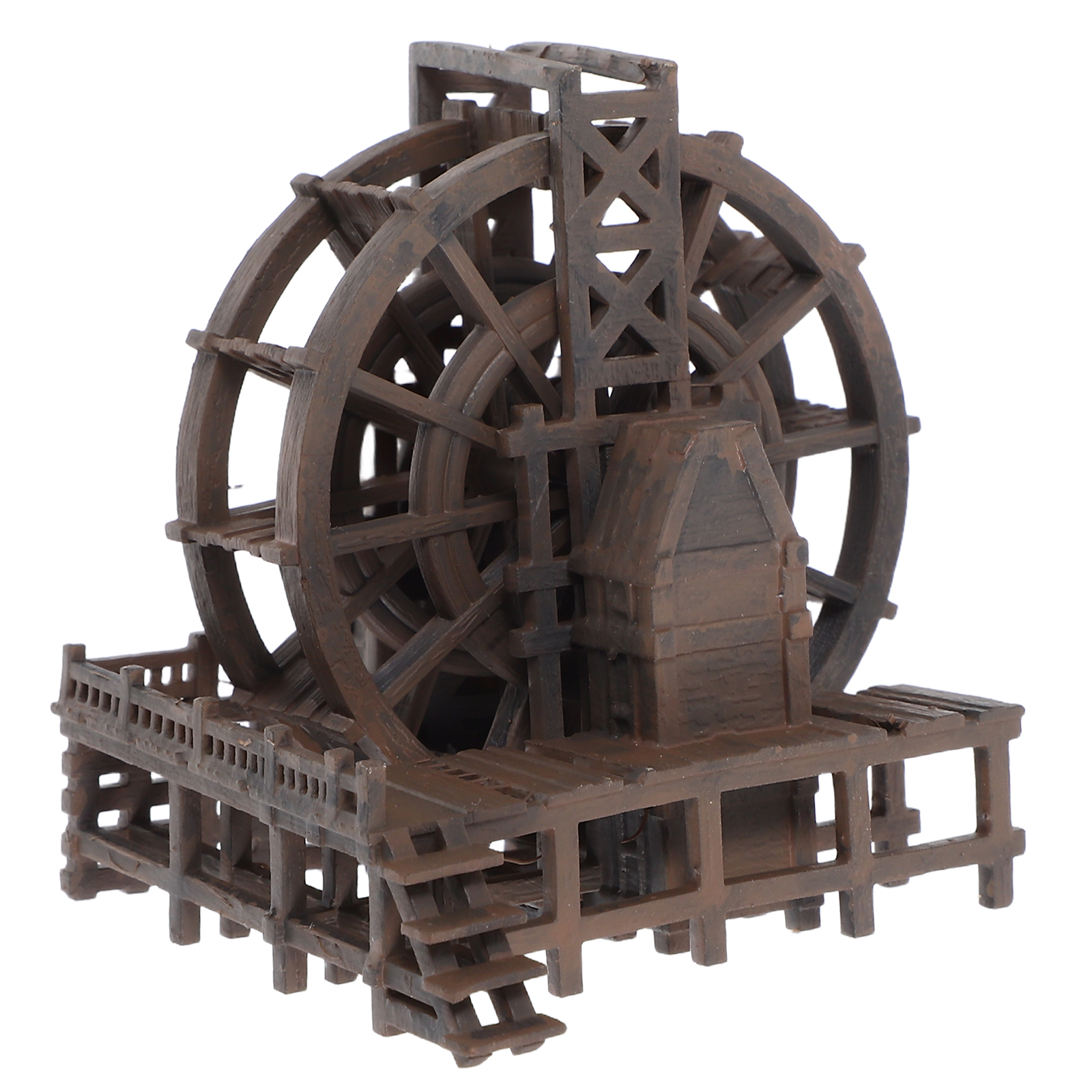 Aquarium Fish Real - Miniature Water Wheel Ornament Mini Zen