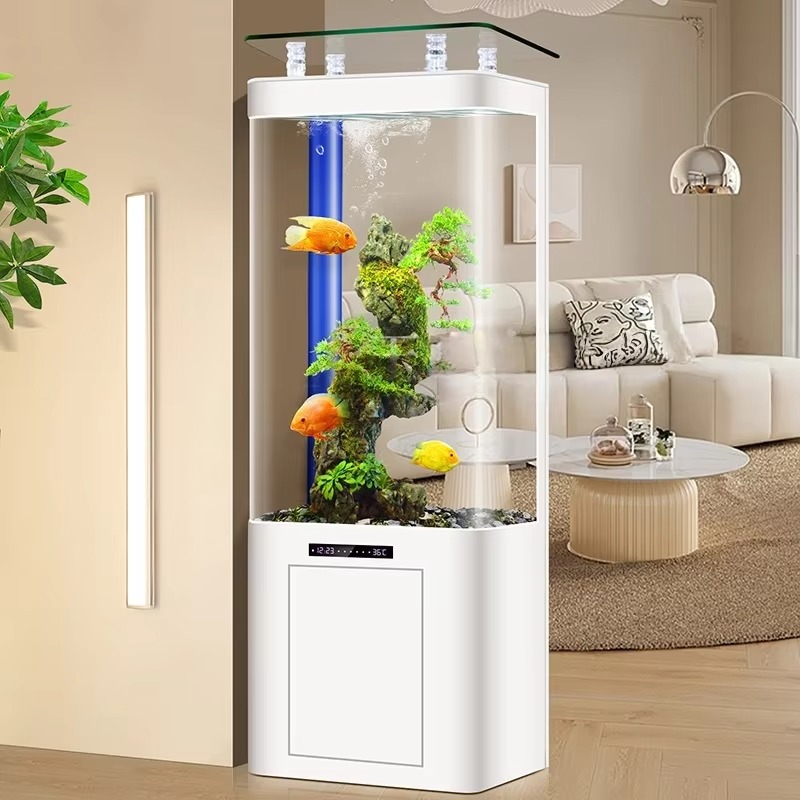 Live Fish Aquarium - 2026 Luxury Durable Indoor Living Room