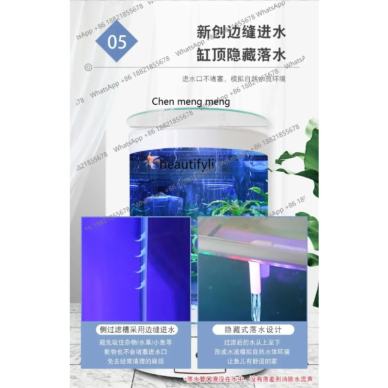 F181 l Fish Tank Living Room C - مراجعة Live Fish Aquarium وسعره