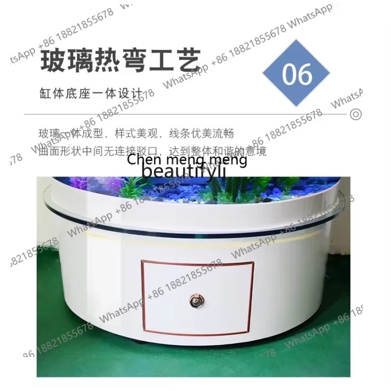 F181 l Fish Tank Living Room C - مراجعة Live Fish Aquarium وسعره
