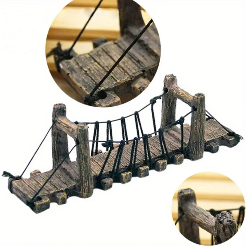 1Pc Aquarium Ornament Decorati - مراجعة Aquarium Fish Bridge وسعره