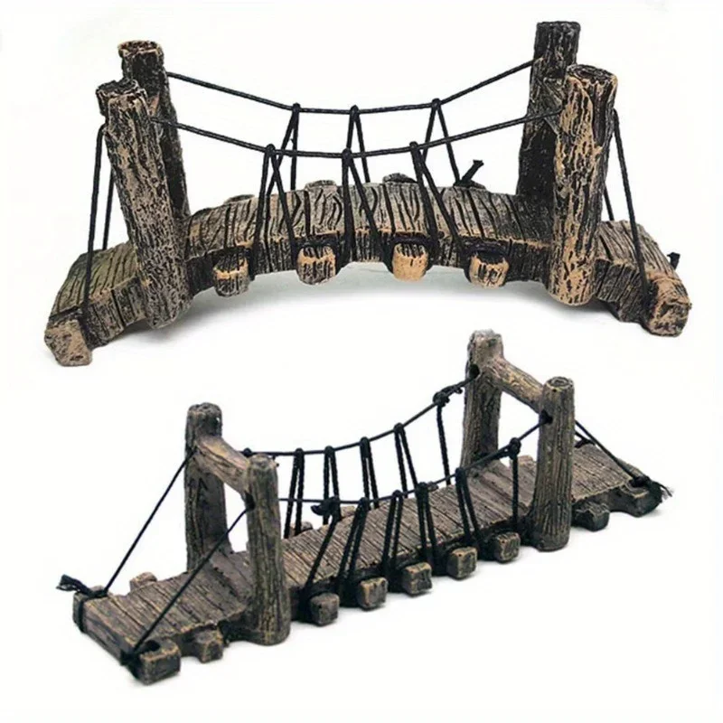 1Pc Aquarium Ornament Decorati - مراجعة Aquarium Fish Bridge وسعره