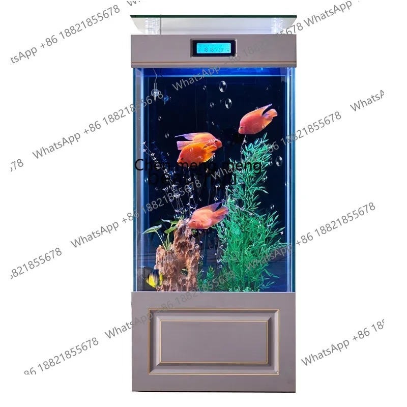 F181 l Square Fish Globe Livin - مراجعة Live Fish Aquarium وسعره