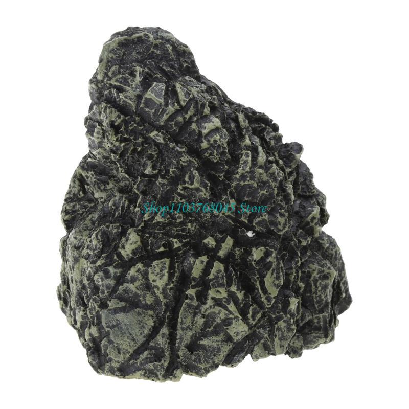 Aquariums Rock Stone Cave Deco - مراجعة Aquarium Fish Hiding Places وسعره