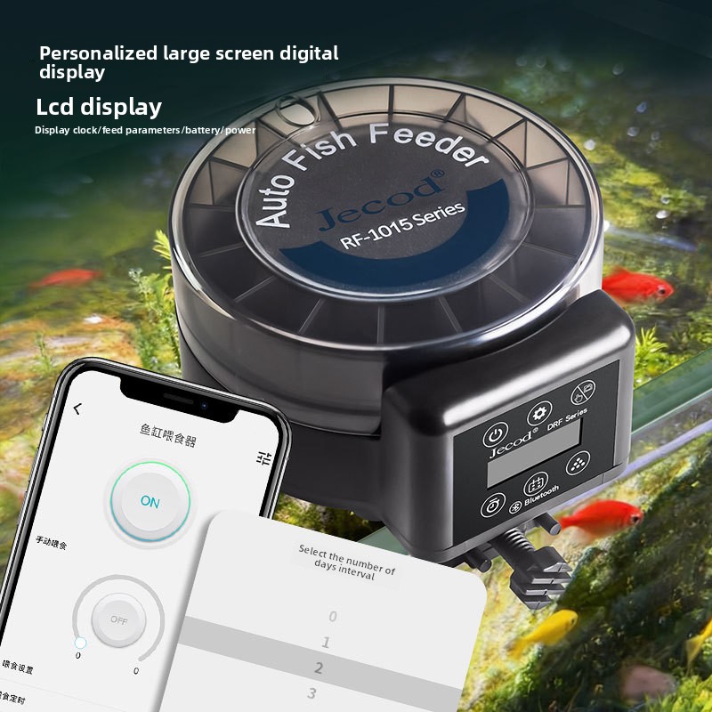 Jebao New Automatic Feeding Fi - مراجعة Aquarium Fish Feeder وسعره