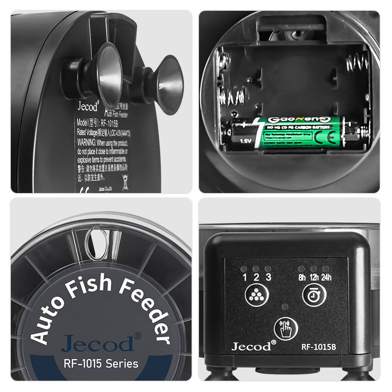 Jebao New Automatic Feeding Fi - مراجعة Aquarium Fish Feeder وسعره