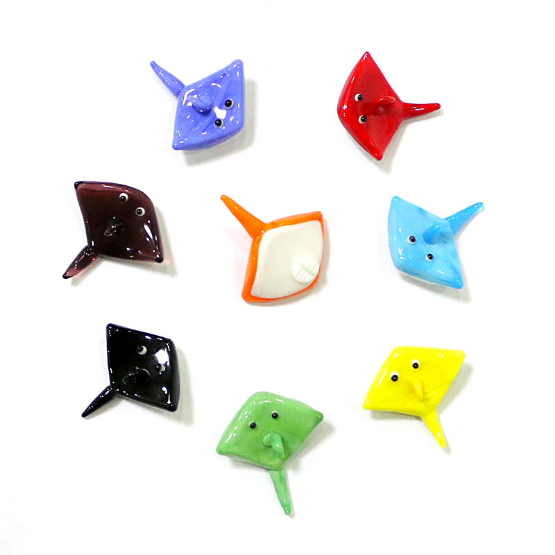 2pcs Mini Glass Manta Ray Pend - مراجعة Aquarium Fish Japan وسعره