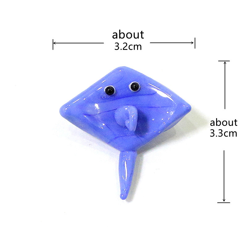 2pcs Mini Glass Manta Ray Pend - مراجعة Aquarium Fish Japan وسعره