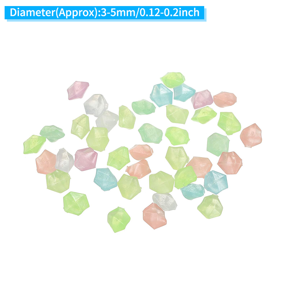 1000Pcs Luminous Sand Glow In  - مراجعة Aquarium Fish Real وسعره
