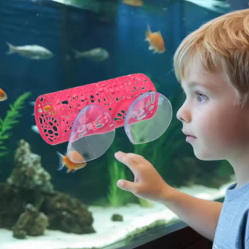 Aquarium Fish Tunnel Toys Bett - مراجعة Aquarium Fish Feeder وسعره