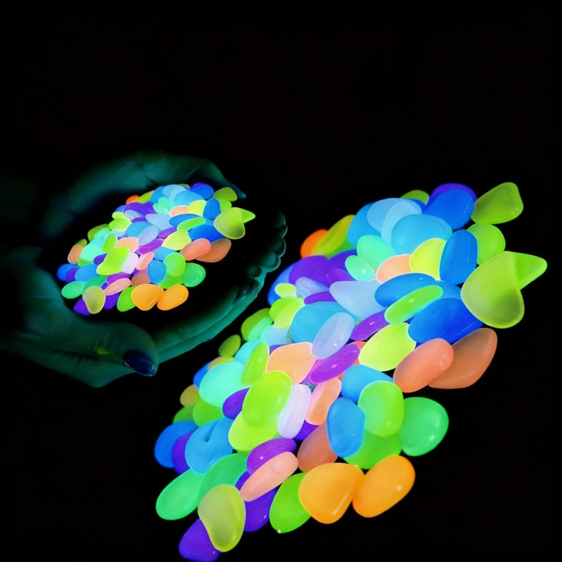 Glowing pebbles100-500pcsLumin - مراجعة Aquarium Fish Gallery وسعره