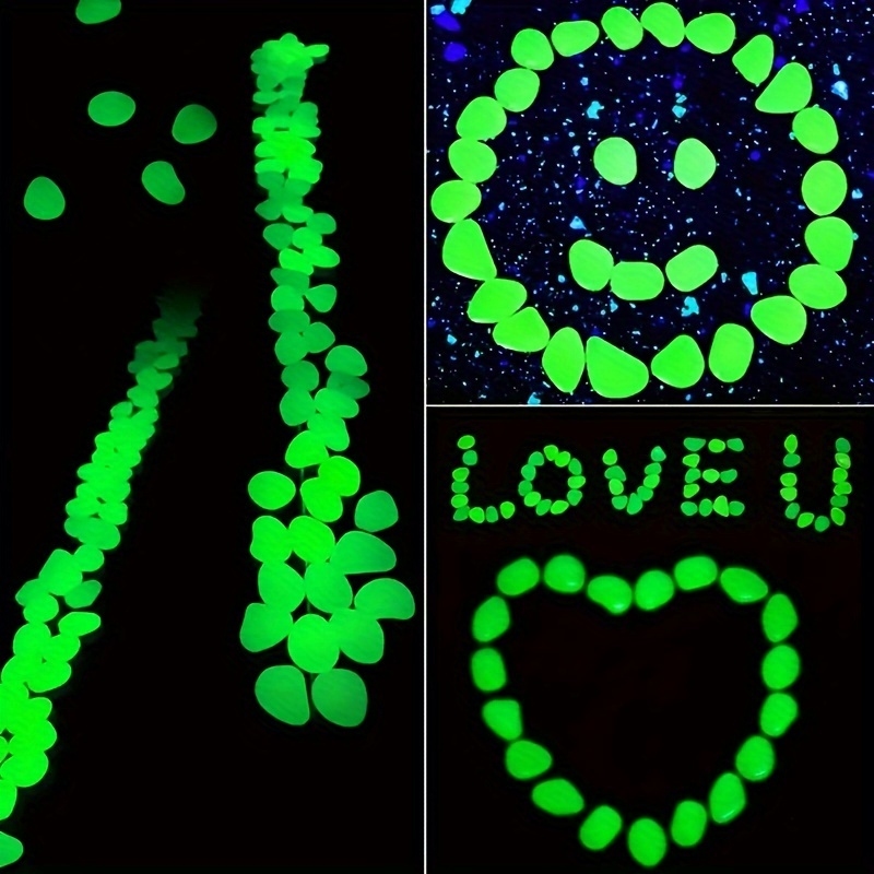 Glowing pebbles100-500pcsLumin - مراجعة Aquarium Fish Gallery وسعره