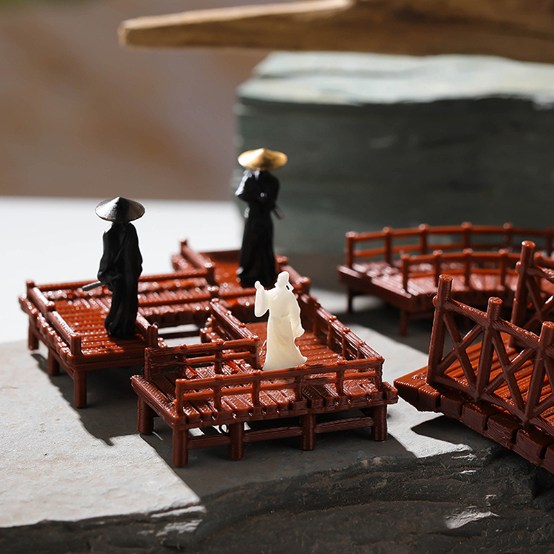 Chinese Bridge Statue Micro La - مراجعة Aquarium Fish Bridge وسعره
