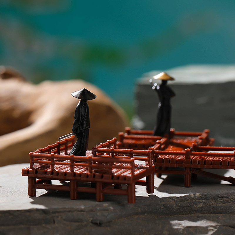 Chinese Bridge Statue Micro La - مراجعة Aquarium Fish Bridge وسعره