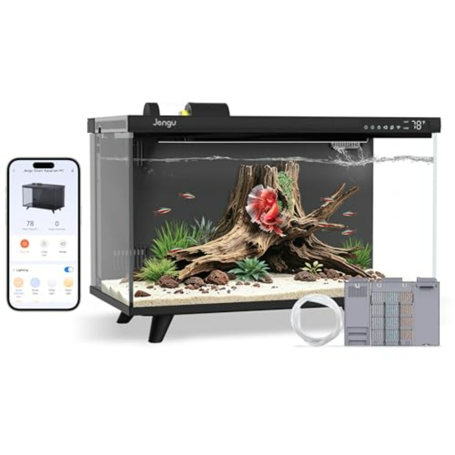 M1 5 Gallon Aquarium Starter K - مراجعة Aquarium Fish Feeder وسعره