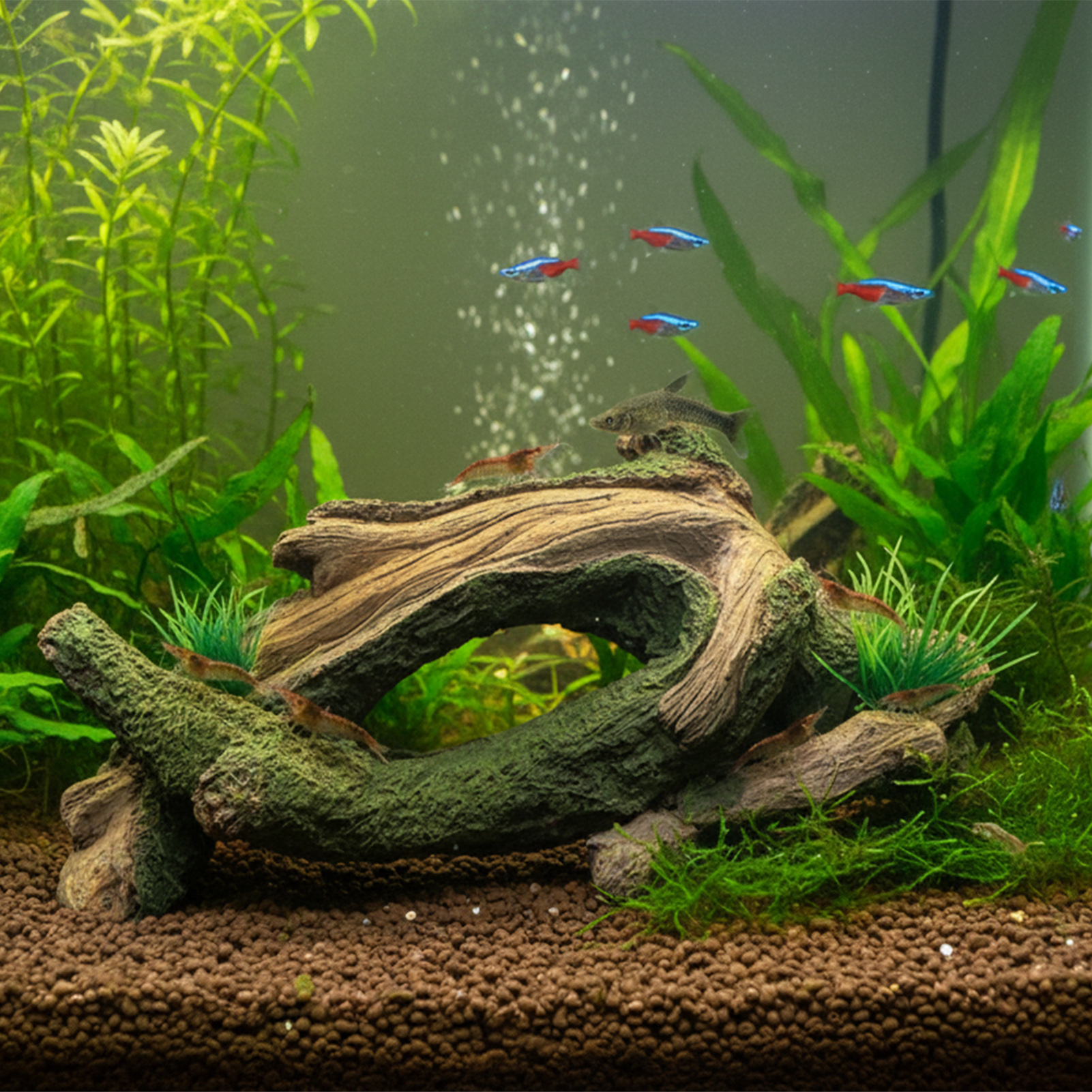 Aquarium Driftwoods Decor Tree - مراجعة Aquarium Fish Hiding Places وسعره