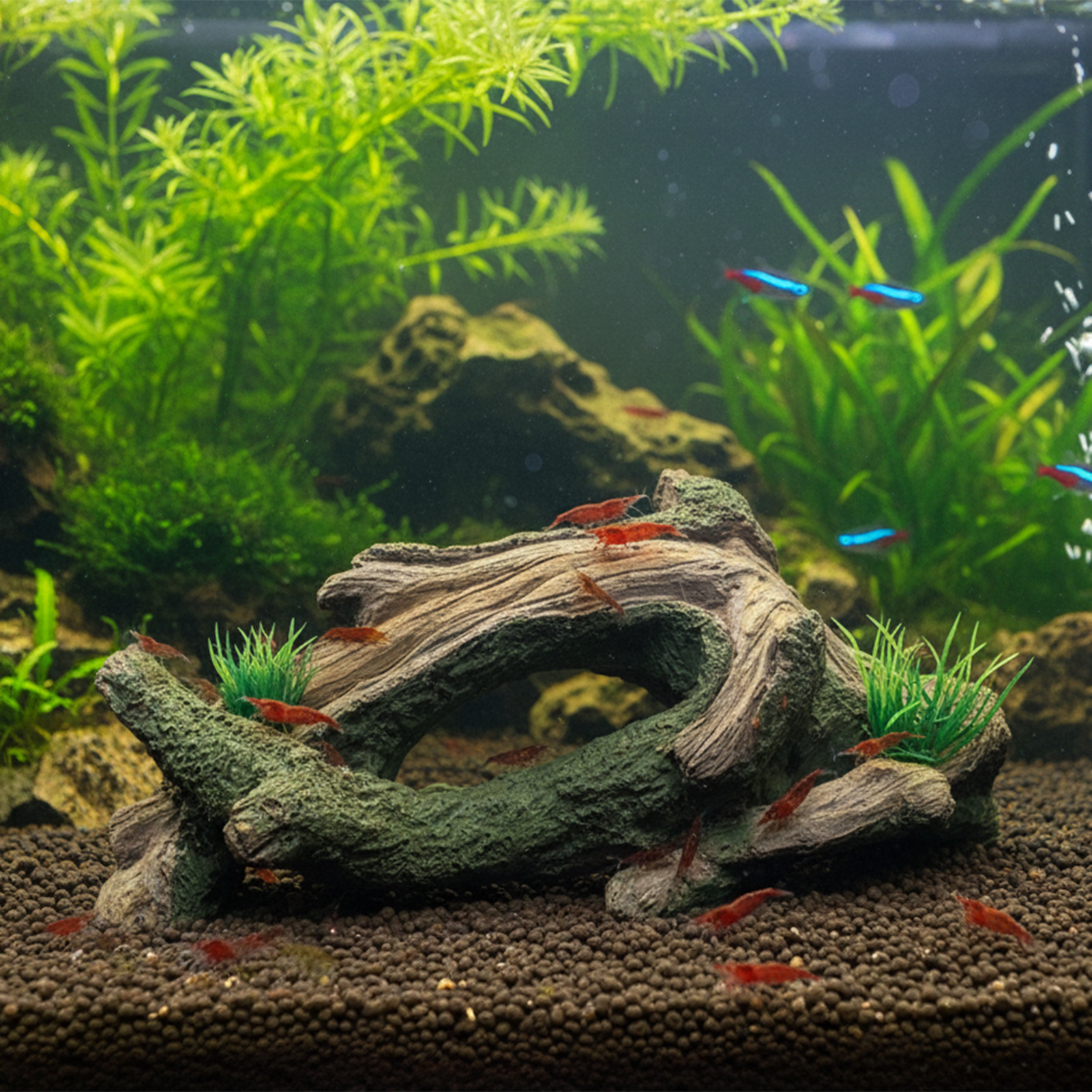 Aquarium Driftwoods Decor Tree - مراجعة Aquarium Fish Hiding Places وسعره