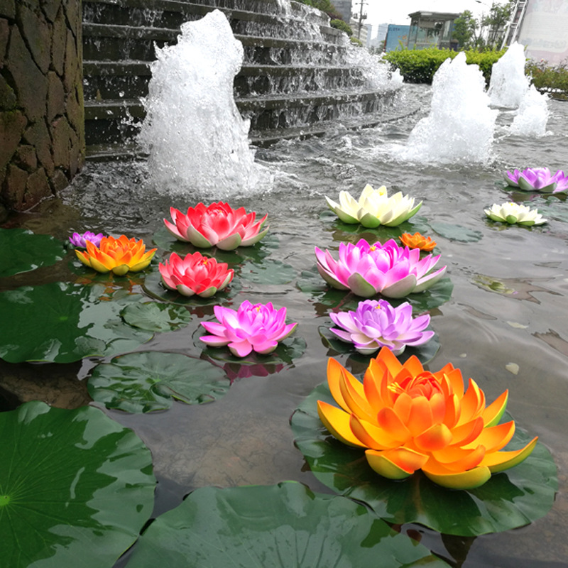 10cm/18cm Artificial Lotus Fak - مراجعة Aquarium Fish Gallery وسعره