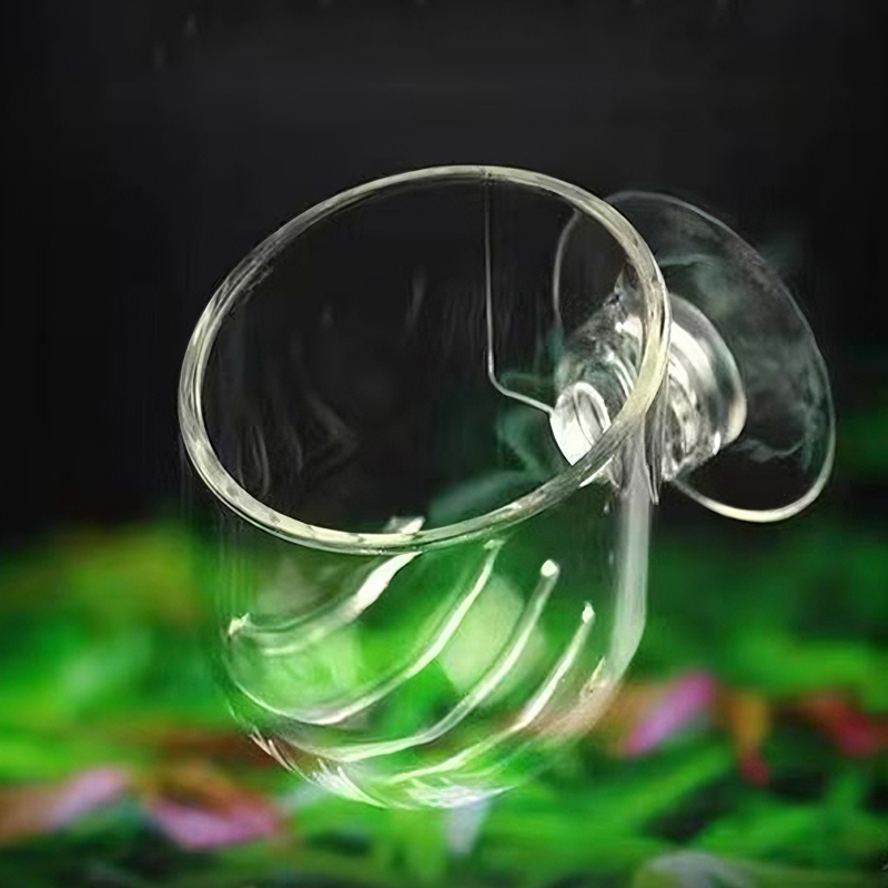 Aquarium Decoration Plant Cup  - مراجعة Aquarium Fish Feeder وسعره