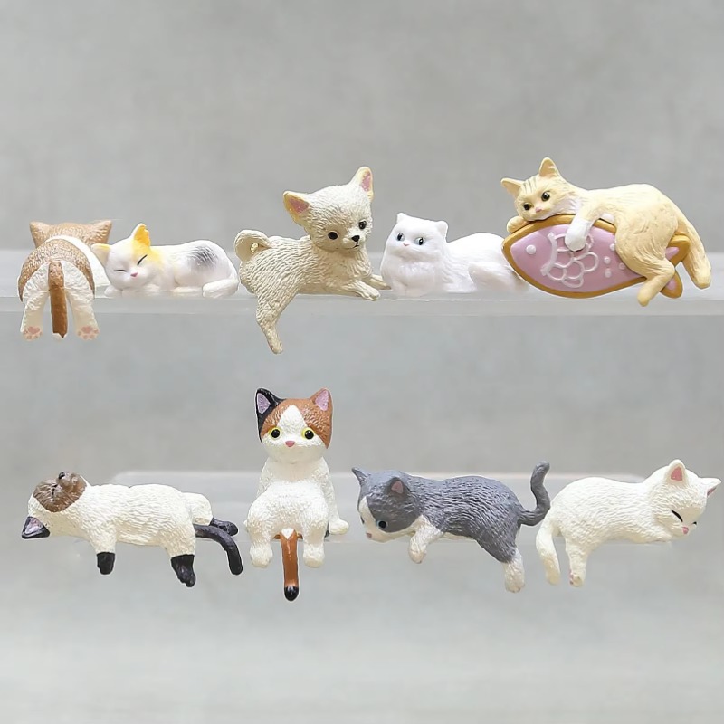1Pc Cute Cartoon Cat PVC Home  - مراجعة Aquarium Fish Real وسعره
