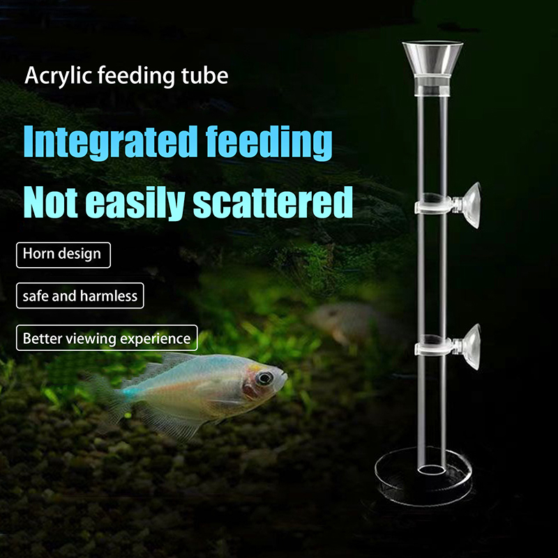 [H]Acrylic Aquarium Feeder Tub - مراجعة Aquarium Fish Feeder وسعره