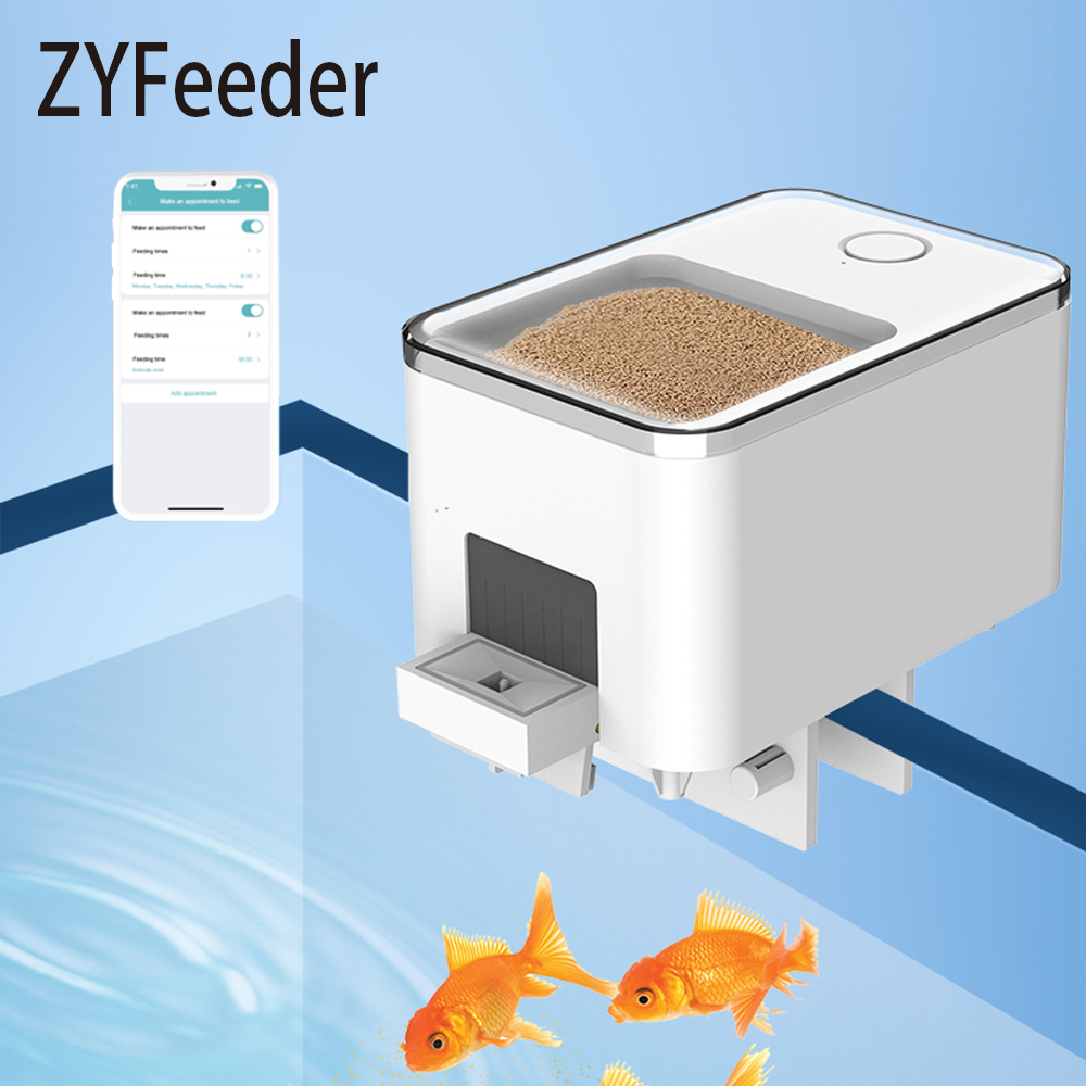 1PC WIFI/Button Version automa - مراجعة Aquarium Fish Feeder وسعره