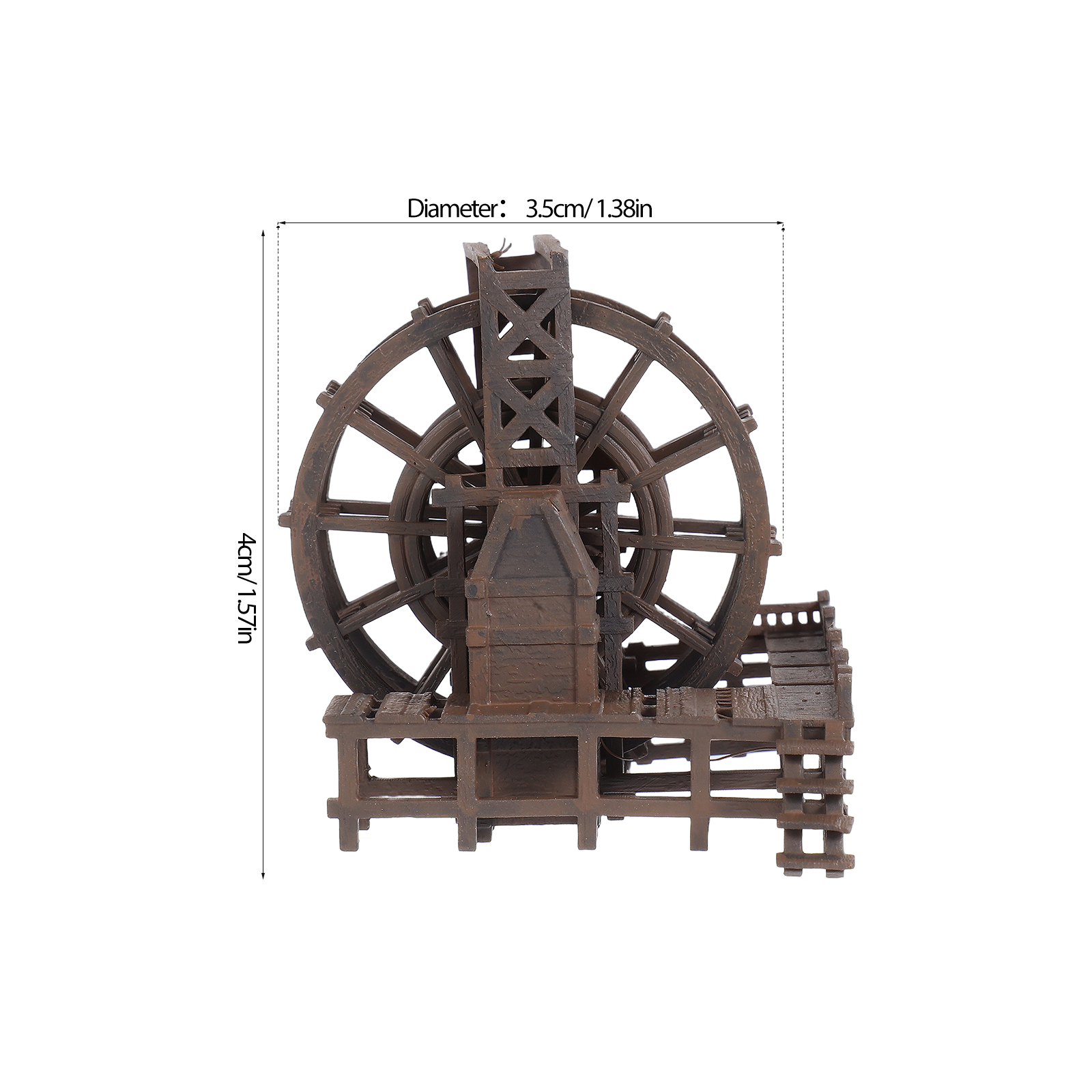 Miniature Water Wheel Ornament - مراجعة Aquarium Fish Real وسعره