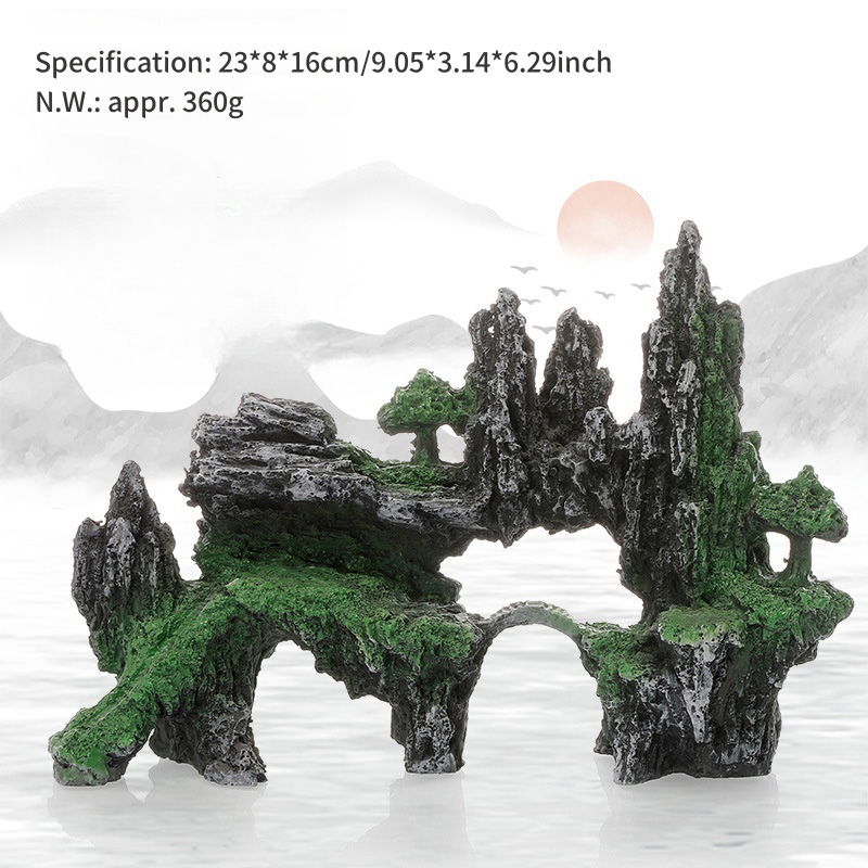 Aquarium Decorative Rocks Fish - مراجعة Aquarium Fish Bridge وسعره