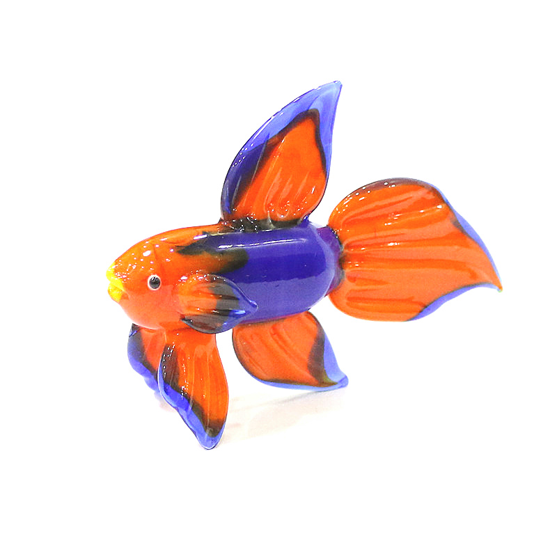 Orange Murano Glass Tropical F - مراجعة Live Fish Aquarium وسعره