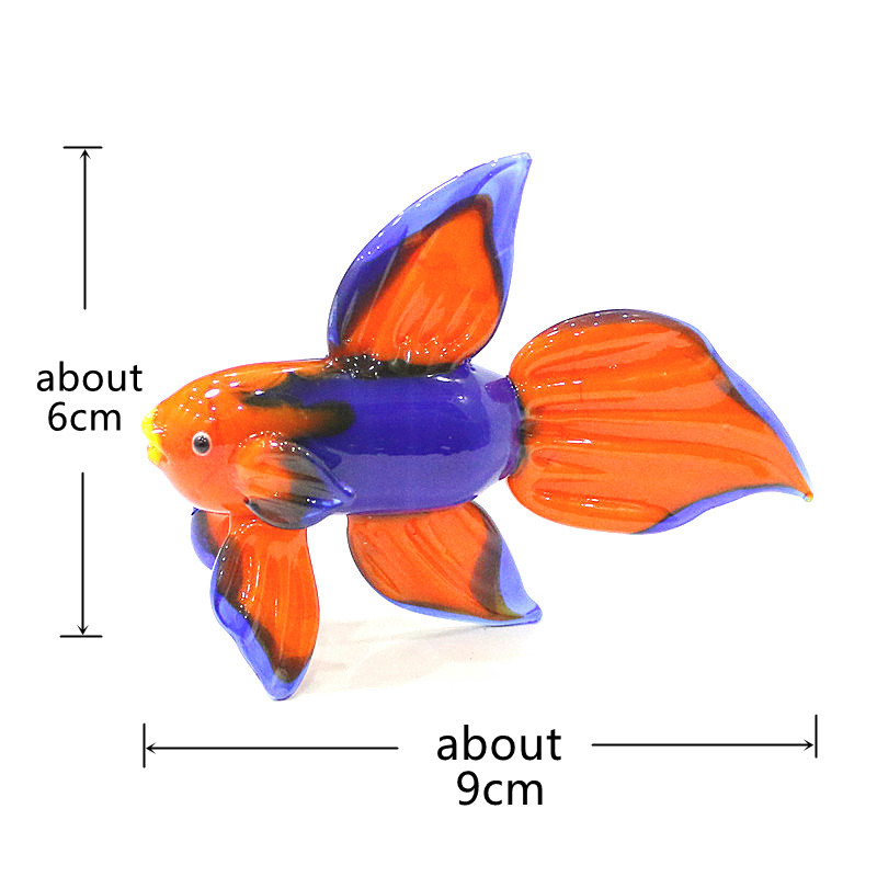 Orange Murano Glass Tropical F - مراجعة Live Fish Aquarium وسعره