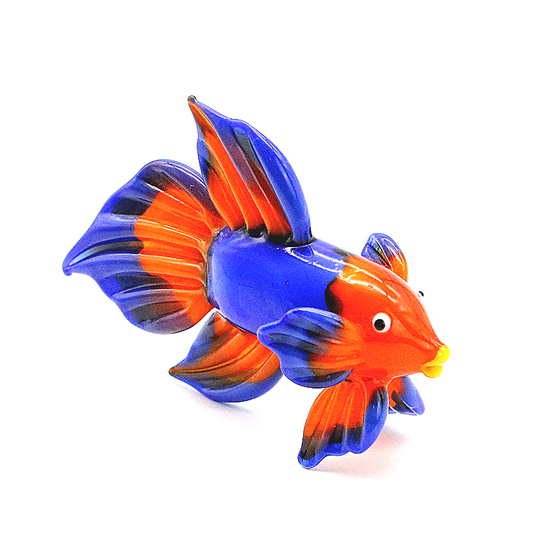 Orange Murano Glass Tropical F - مراجعة Live Fish Aquarium وسعره