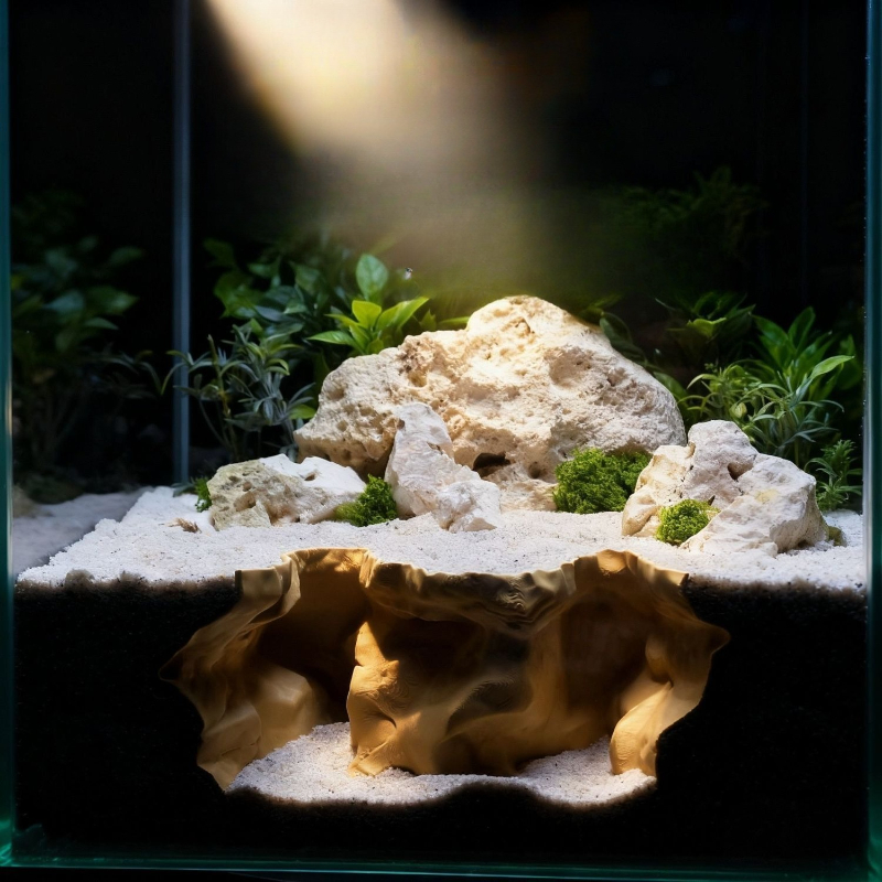 3D-Printed Aquarium Decoration - مراجعة Aquarium Fish Hiding Places وسعره