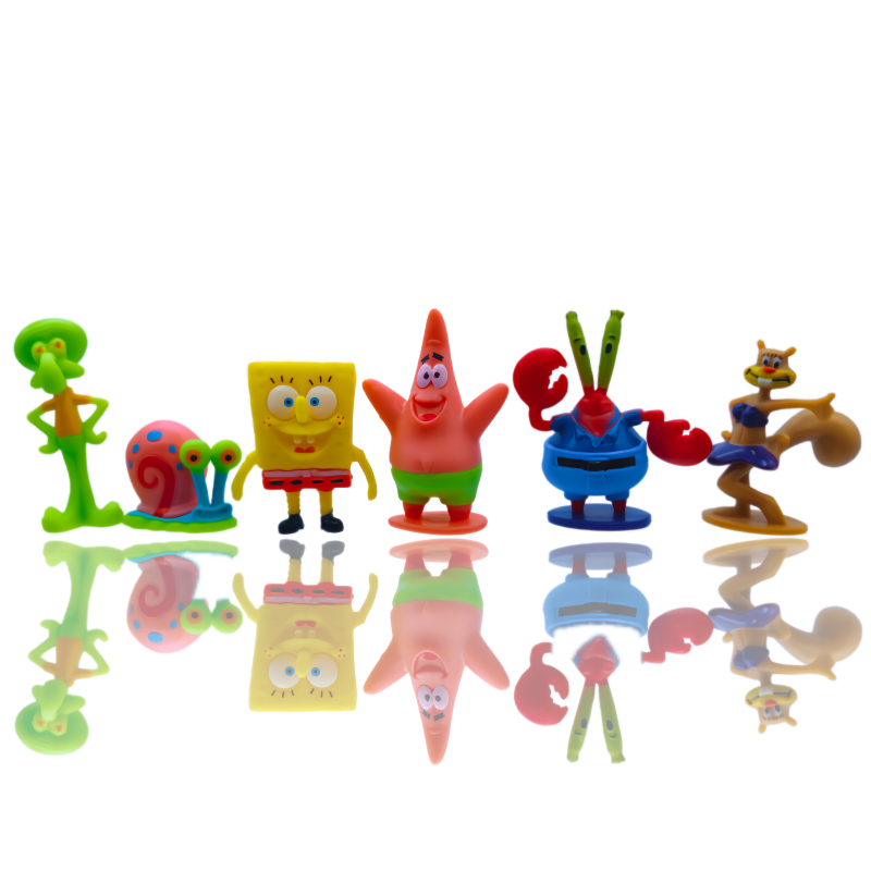 6pcs SpongeBob Fish Tank Decor - مراجعة Aquarium Fish Gallery وسعره
