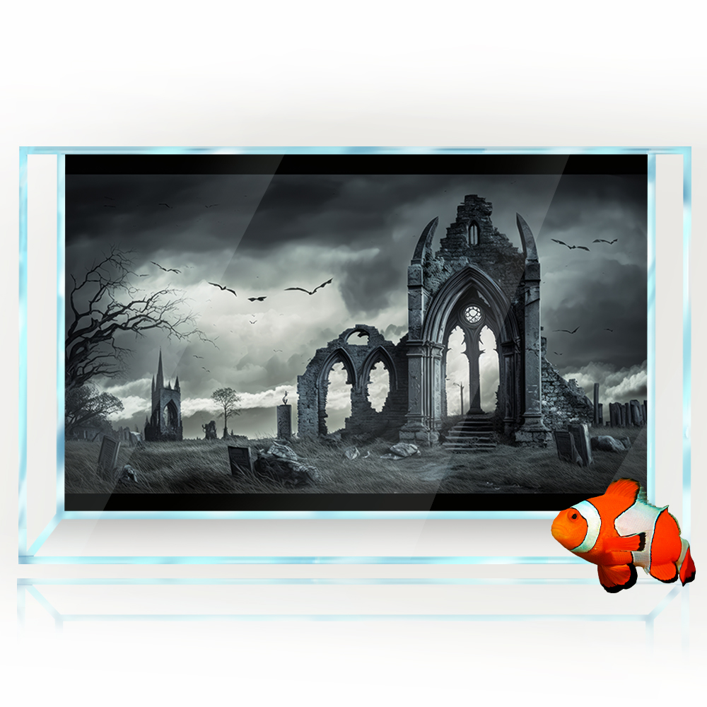 Aquarium Background Sticker De - مراجعة Aquarium Fish Poster وسعره