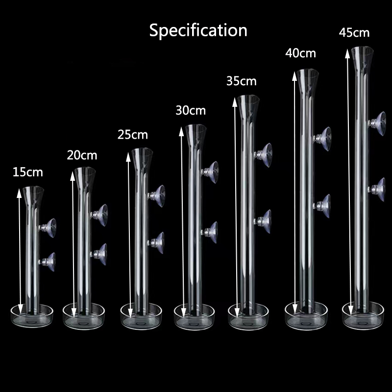 Glass Aquarium Feeder Tube Dis - مراجعة Aquarium Fish Feeder وسعره