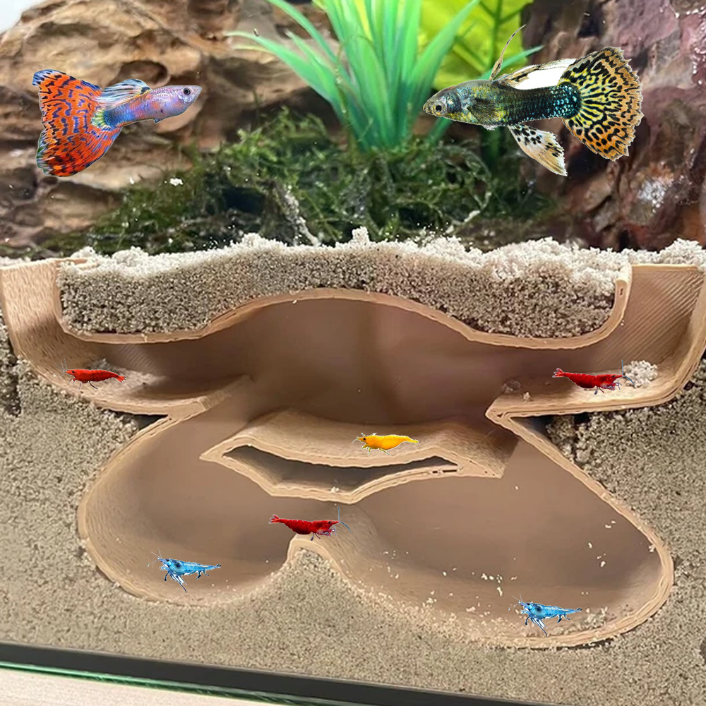 Crab-shaped Hide Maze Aquarium - مراجعة Aquarium Fish Zone وسعره