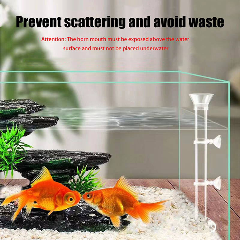 ⭐ Acrylic Aquarium Feeder Tube - مراجعة Aquarium Fish Feeder وسعره