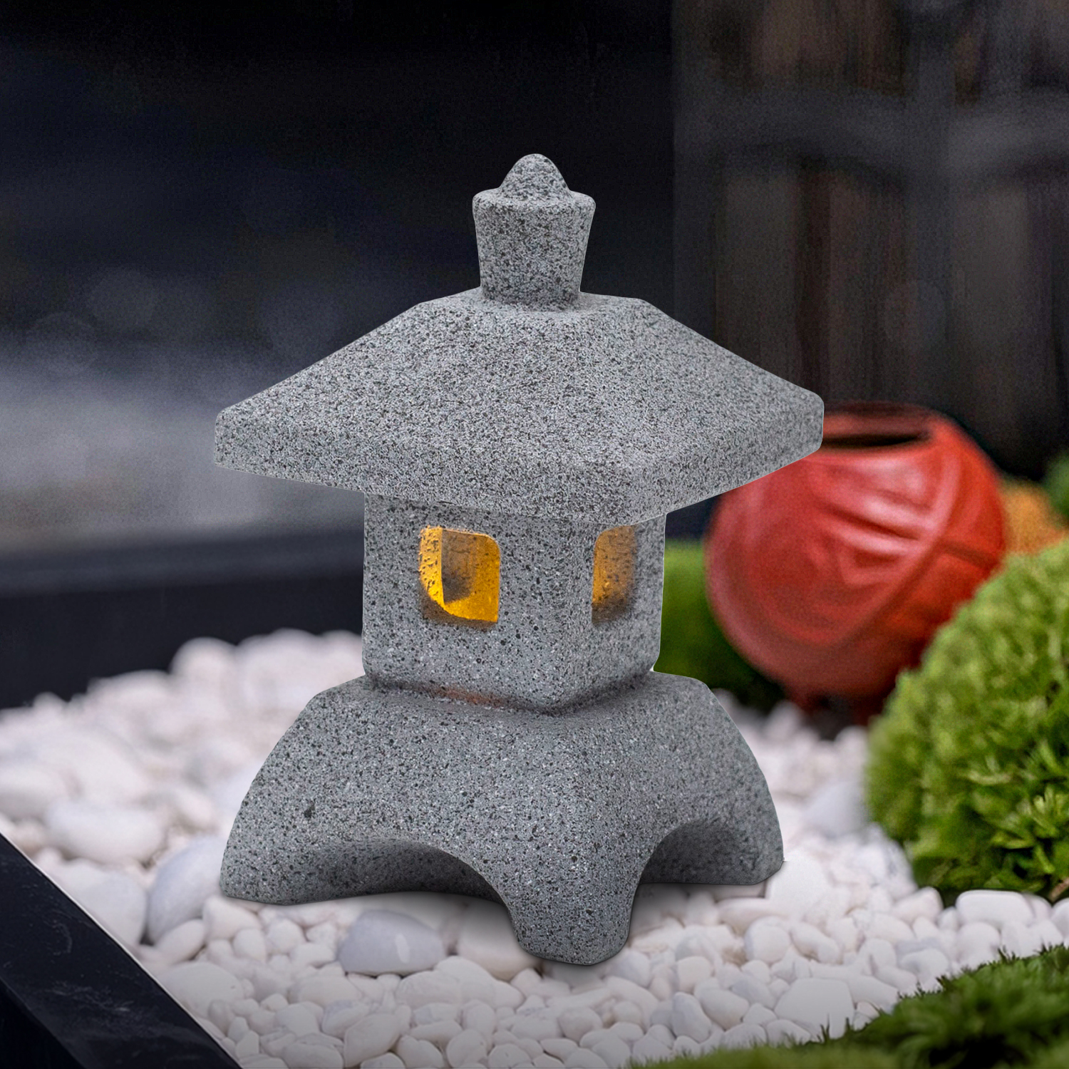 Japanese Lantern Pagoda Statue - مراجعة Aquarium Fish Japan وسعره