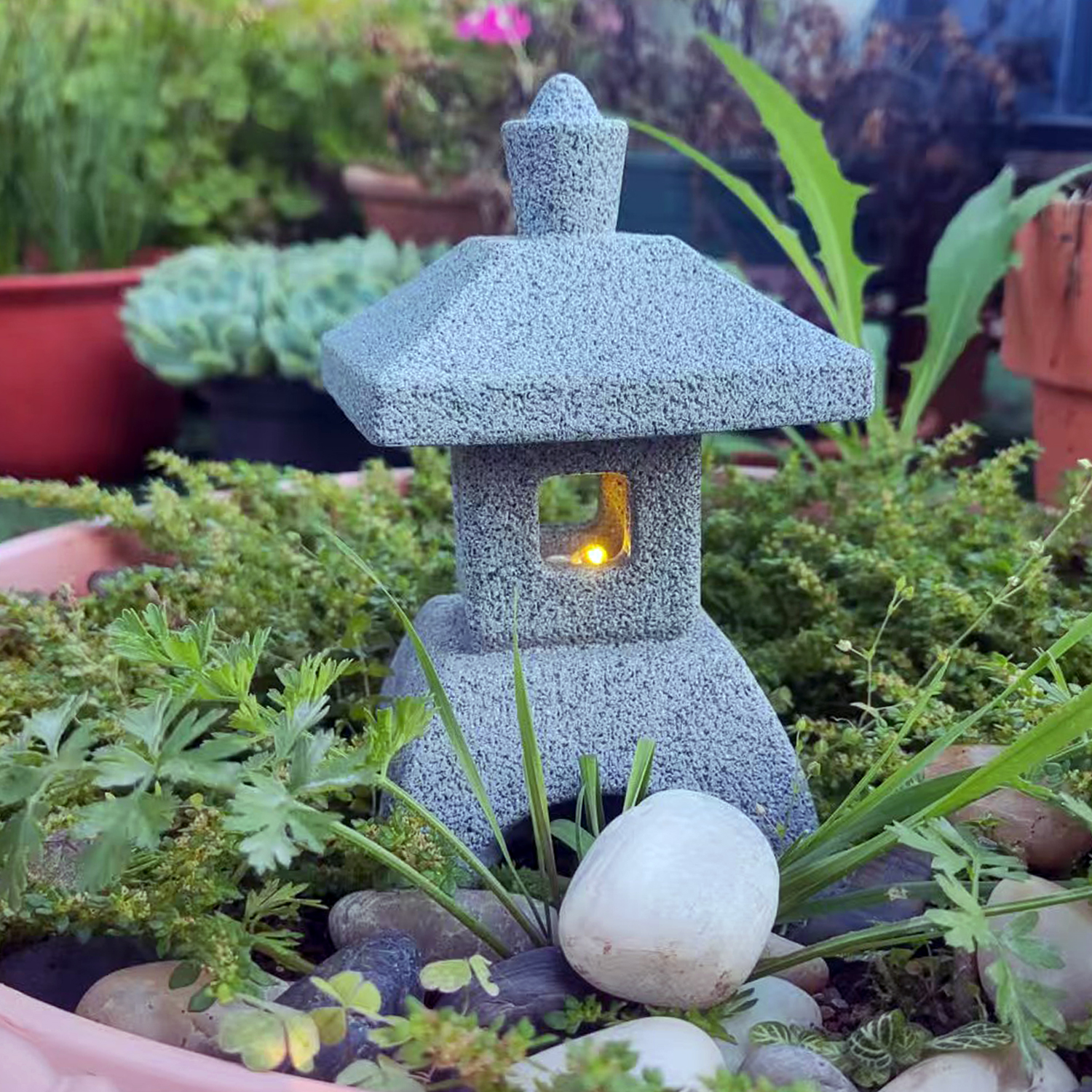 Japanese Lantern Pagoda Statue - مراجعة Aquarium Fish Japan وسعره