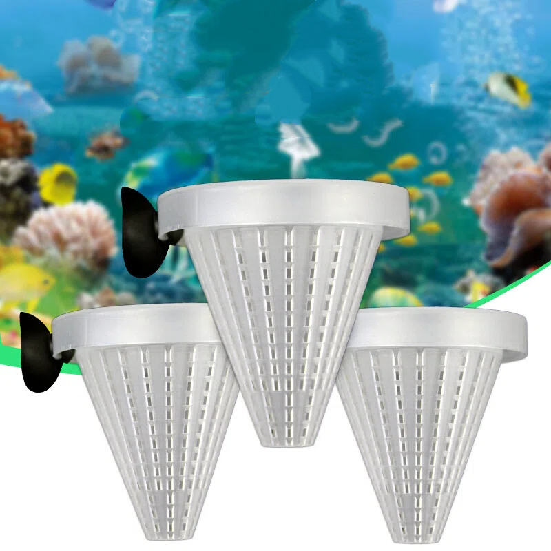 5Pcs Aquarium Red Worm Feeder  - مراجعة Aquarium Fish Feeder وسعره