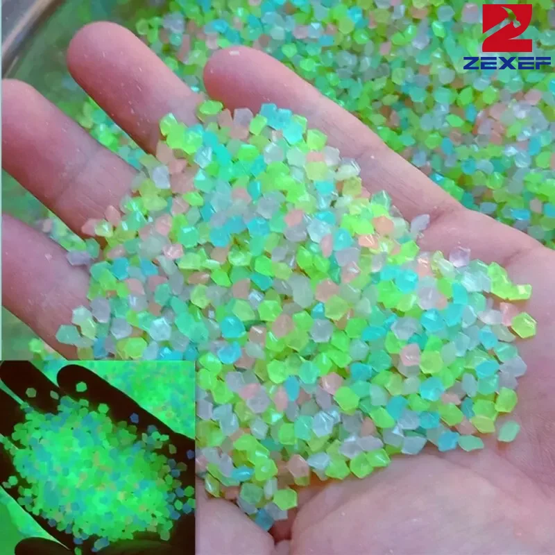 1000pcs 3-5mm Luminous Sand Gl - مراجعة Aquarium Fish Real وسعره
