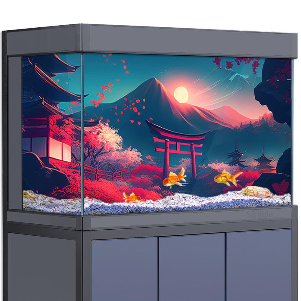 Aquarium Background Sticker De - مراجعة Aquarium Fish Poster وسعره