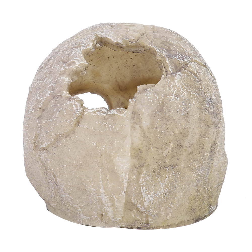 Resin Simulated Head Bone Skul - مراجعة Aquarium Fish Hiding Places وسعره