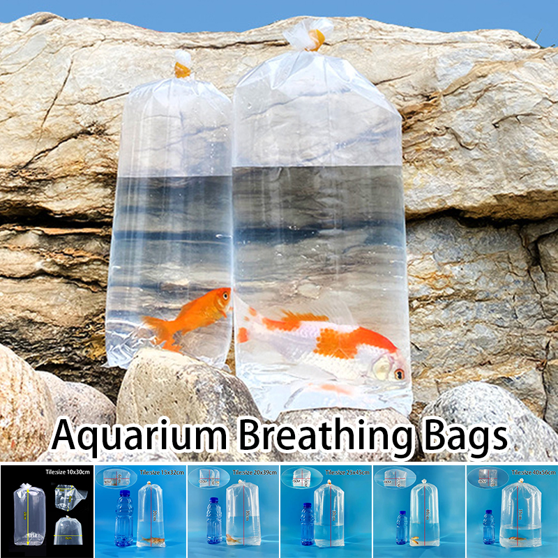 50 Pcs Aquarium Breathing Bags - مراجعة Aquarium Fish Delivery وسعره