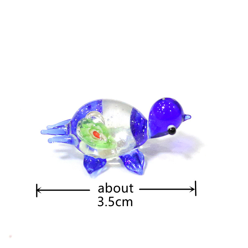 1pc Mini Glass Turtle Figurine - مراجعة Aquarium Fish Japan وسعره