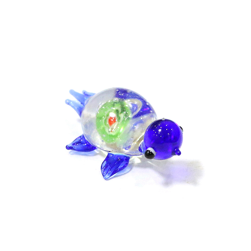 1pc Mini Glass Turtle Figurine - مراجعة Aquarium Fish Japan وسعره