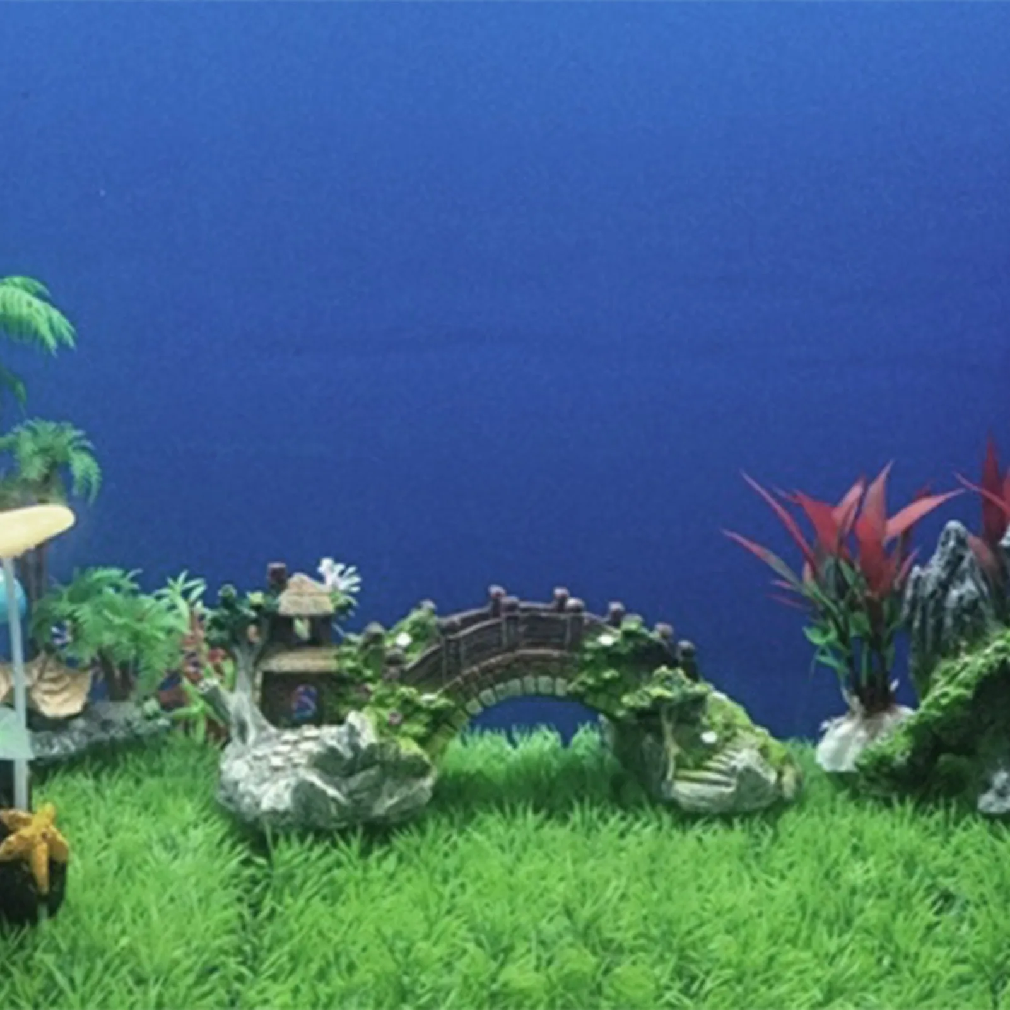 Fish Tank Artificial Bridge Re - مراجعة Aquarium Fish Bridge وسعره