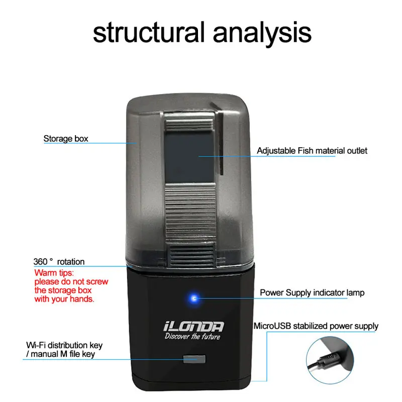 ilonda Automatic Aquarium fish - مراجعة Aquarium Fish Feeder وسعره