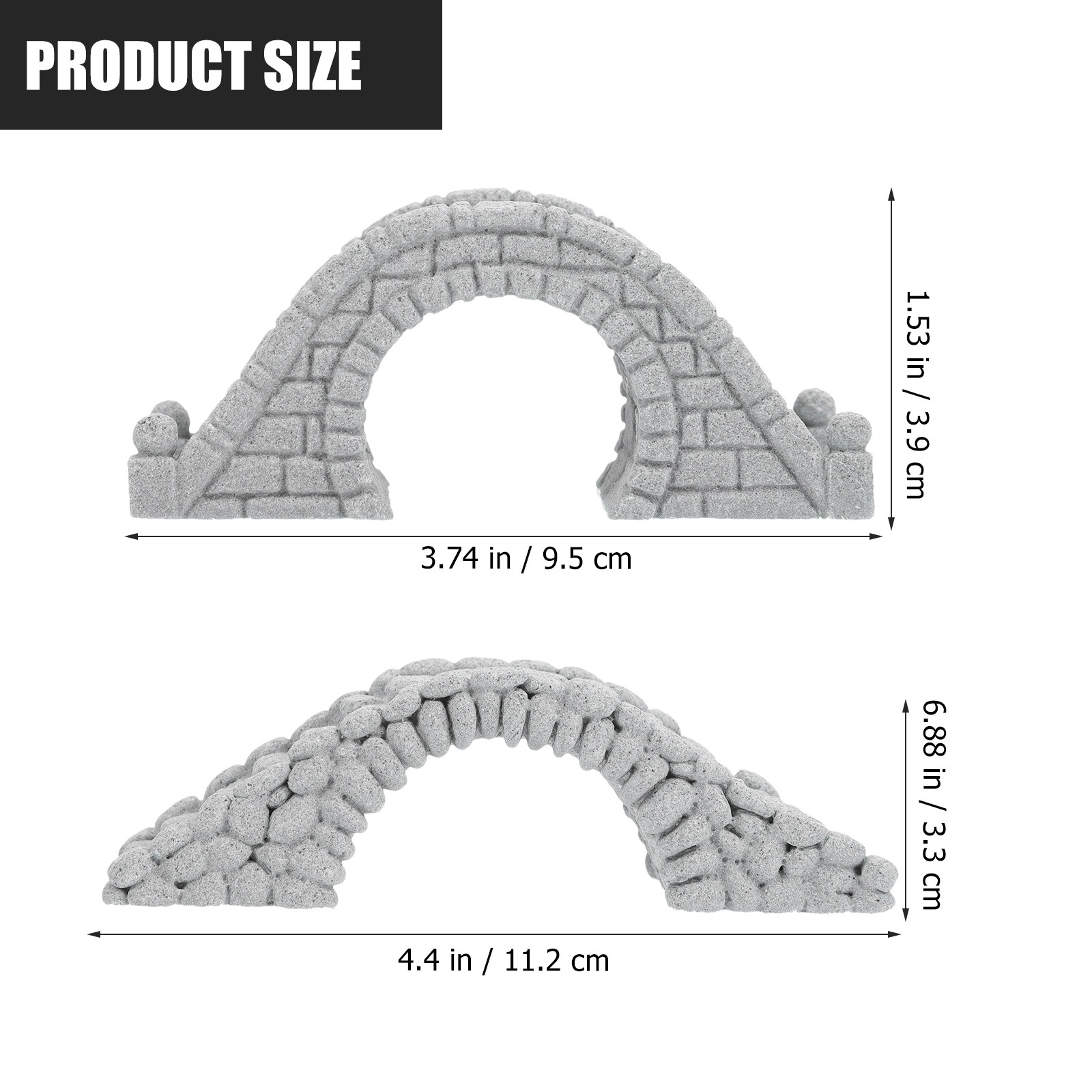 2Pcs Simulation Stone Bridge M - مراجعة Aquarium Fish Bridge وسعره